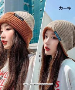 レディース | ニット帽 防寒 秋冬 ケーブル編み コーディネート 女性用 暖かい 女の子 大人 シンプル 小顔効果 キャップ コーデ ゆったり