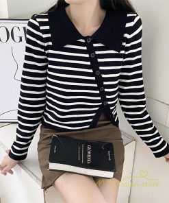 ｔシャツ・カットソー | カットソー レディース トップス Tシャツ 長袖 秋 春 インナー 秋 秋服 ロングスリーブ 綿混 ニットソー ボーダー 長袖tシャツ 長袖カットソー 秋コーデ