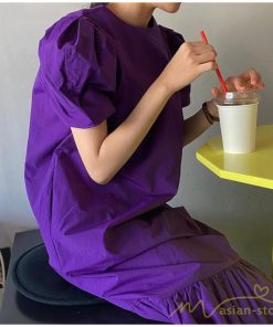 マキシ | ワンピース 半袖 レディース 夏服 ロングワンピース フレアワンピース ギャザー 無地 可愛い 大人 ワンピ 海 50代60代 お出かけ サマー 20代30代40代