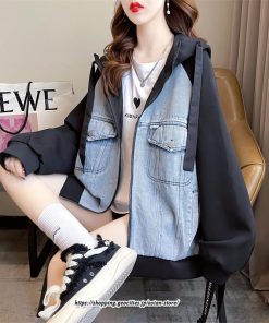 コート・ジャケット | レディース スウェット パーカー ゆったり 切り替え 無地 シンプル スウェット 長袖 秋冬 暖かい 裏起毛 トップス ジャケット 冬 秋 カジュアル