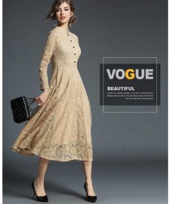 レースワンピース | パーティードレス ミモレワンピ ドレス ロング丈 結婚式 二次会 発表会 フォーマル 上品 お呼ばれ ダンス舞台 総レース 花嫁 きれいめ