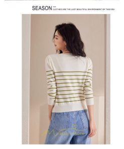 ニット・セーター | カーディガン レディース 春 秋 長袖 トップス ボーダー柄 50代 40代 30代 20代 おしゃれ キレイめ オシャレ あったか 部屋着 着痩せ お出かけ ニット