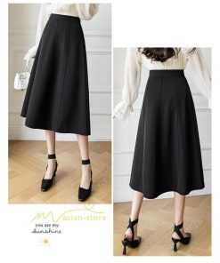 スカート | フレア無地 きれいめ 30代 40代 50代 着やせ 上品 ボトムス 春秋 夏 お洒落 通勤 エレガント 着痩せ 着回し ハイウエスト カジュアル 通学 お出かけ