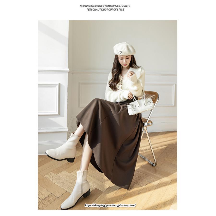 スカート | ロング秋 冬 レディース ボトムス ロング Aライン防寒 あったか 冬 暖か あたたか 秋冬 厚手 40代 30代 ラシャ 送料無料 50代