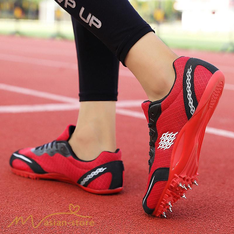 メンズ靴 | スパイク 陸上スパイク メンズ レディース 男女兼用 短距離 ショートスプリント 走幅跳 棒高跳 スポーツ ローカット カジュアル オールウェザー 通気性