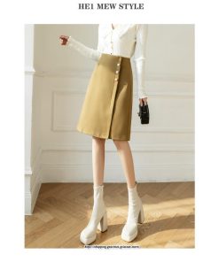 スカート | ミモレ丈ひざ丈レディース 無地 きれいめ 30代 40代 50代 着やせ 上品 通勤 通学 ラシャ キレイめ 2022新作 ハイウエスト 暖か 秋冬