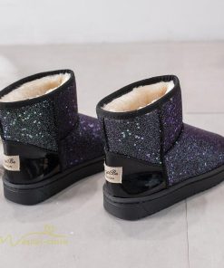 ショートブーツ | ムートンブーツ レディース ムートン 靴 秋冬 裏起毛 ボア ファー 暖かい 内ボア スノーブーツ カジュアル 防寒 雪靴 シューズ スノーシューズ