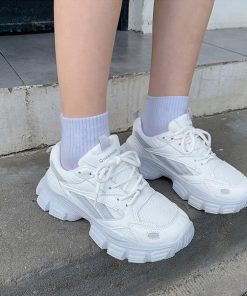 シューズ | 厚底 ダッドスニーカー レディース