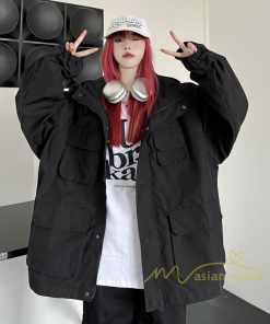 コート・ジャケット | ジャケット レディース アウター 長袖 ブルゾン メンズ パーカー フード付き マウンテンパーカー トップス 20代30代 Oversize ゆったり 40代50代 秋冬 羽織り