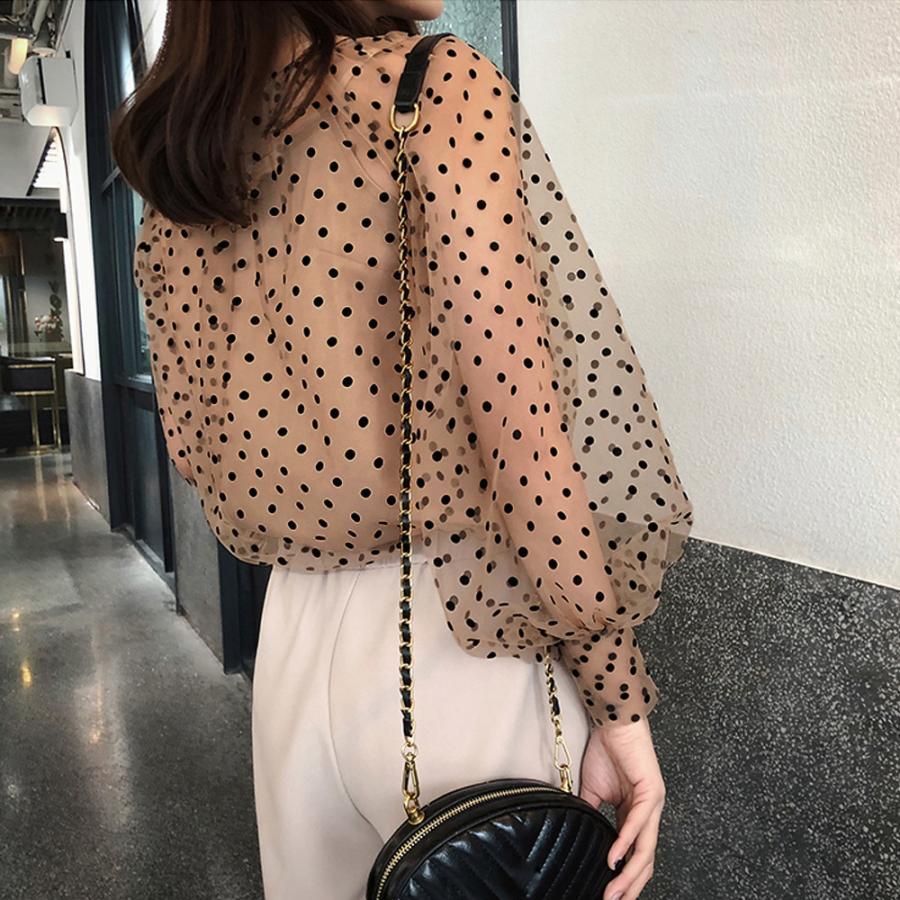 透かし編みトップス | シアーブラウス セットアップ アンサンブル