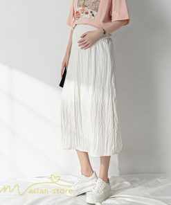 スカート | 妊婦マタニティウェア レディース 春 夏 秋 ゆったり Aライン カジュアル ママ 産前 送料無料 マタニティウエスト調整 裏地付き