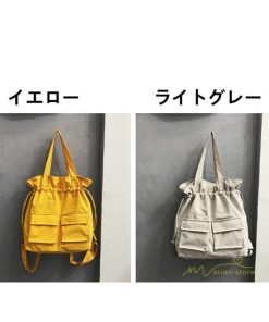 女性用バッグ | トートバッグ 帆布 キャンバスバッグ レディース 手提げ 大容量 かばん エコバッグ 巾着タイプ 肩掛けバッグ 大きめ おしゃれ 通学 通勤バッグ 軽い カジュアル
