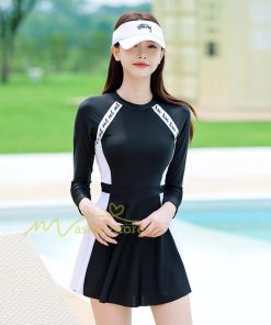 水着 | 母の日 プレゼント レディース フィットネス競泳 パッド付き ワンピース 女性 練習 トレーニング 長袖 20代30代40代 夏物 オールインワン スイムウェア