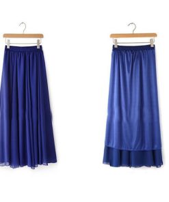 スカート | 夏ロング無地 フレア大人 ウエストゴム 涼しい レディース 夏服 揺れる 女っぽい 20代30代 可愛い ゆったり 40代50代 60代 ダンス