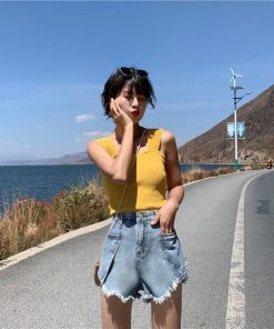 ジーンズ、デニム | デニムパンツ レディース ボトムス ズボン ショートパンツ デニム 夏服 サマー ダメージ セクシー 女の子 夏物 可愛い 20代30代