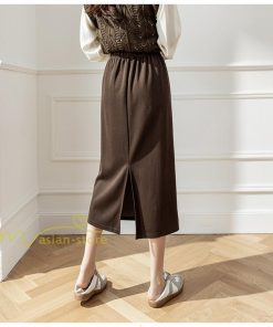 スカート | レディース 無地 カジュアル ひざ下丈 きれいめ 秋冬コーデ エレガント 通勤 通学 20代 Aライン40代 30代 ウエストゴム 50代 ゆったり