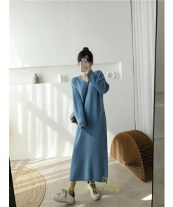 ニットワンピース | レディース 冬 きれいめ ニットフレア ロング おしゃれ 秋冬 長袖 送料無料 可愛い 萌え袖 上品 秋冬コーデ 20代30代40代50代 がーりー