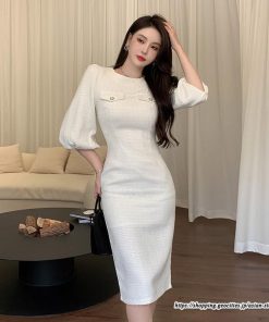 タイト | ワンピースタイトワンピース五分袖 上品 セクシー高級感 ワンピース タイトワンピース ヒップアップ スリム 美ライン エレガント お呼ばれ シルエット