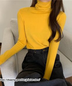 ニット・セーター | カットソー ニット レディース ハイネック 長袖 秋冬 春 トップス スリム ストレッチ インナー 無地 プルオーバー 通学通勤 長袖ニット 着痩せ 長袖カットソー