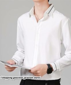 シャツ | 長袖メンズ ビジネス フォーマル オフィス 仕事 春 夏 秋 冬 カジュアル ビジネスシンプル 長袖 トップス 大きいサイズ メンズトップス