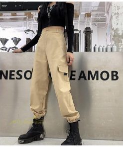 その他 | カーゴパンツ レディース ボトムス ストレート スリム ストレッチ ウエストゴム 着痩せ 格好いい お出かけ カジュアル 着回し ヒップホップ アウトドア シンプル