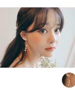 その他アクセサリー | 大ぶり 人気 揺れる ロング ジュエリー アクセサリー レディース ピアス ピアス チェーン フェイクパール ピアス