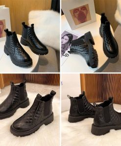 ショートブーツ | 韓国 サイドゴアブーツ ショート 暖かい