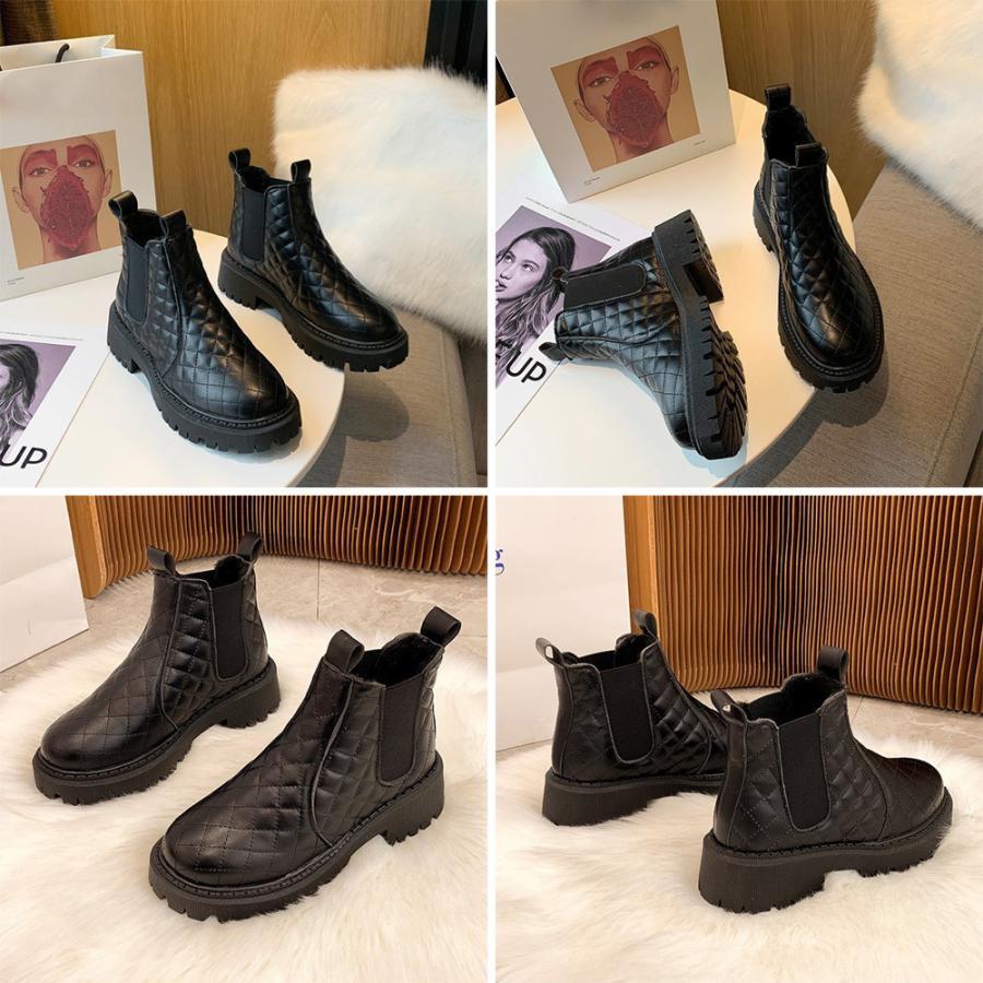ショートブーツ | 韓国 サイドゴアブーツ ショート 暖かい