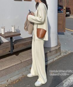 セットアップ | セットアップニット 秋冬 スリット 韓国