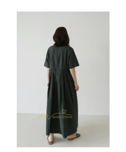 マキシ | ワンピース プリーツ Aライン 夏ワンピース 春 夏 秋 半袖 ロング マキシ丈 ロングワンピース お出かけ マキシワンピース カジュアル 着痩せ 20代30代40代50代