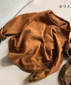 衣装 服 | 子供服 キッズ 無地 長袖Ｔシャツ コットン Tシャツ 男の子 女の子 韓国こども服 ベビー服 春 男女兼用 ナチュラル 冬 カジュアル 秋