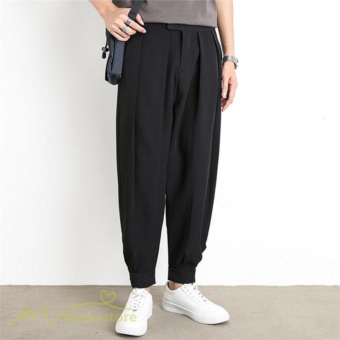 チノパン | テーパードパンツ メンズ 無地 ロング丈 夏新作 サマーパンツ 上品 ウエストゴム テーパード 春 夏 カジュアルパンツシンプル 上品 おしゃれ 秋 メンズスタイル