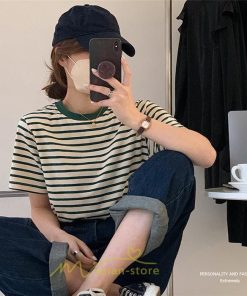 シャツ・ブラウス | ブラウス 半袖 Tシャツ レディース 夏物 ボーダー トップス おしゃれ 可愛い ゆったり 20代 30代 大人 40代 日常 体型カバー お出かけ カジュアル 着痩せ 50代