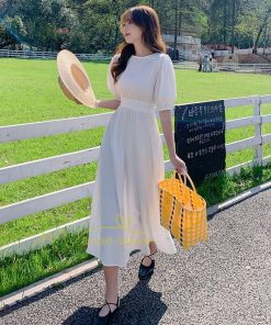 マキシ | ワンピース プリーツワンピース レディース マキシワンピース 無地 森ガール ナチュラル服 エレガント 30代 40代 韓国ファッション 50代 上品 カジュアル 着痩せ