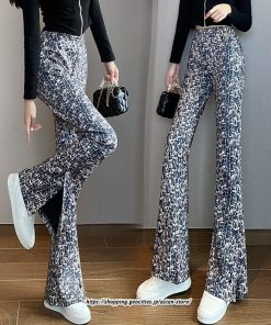 チノ・テーパード・ジョガー・スキニーパン | パンツ レディース フレアパンツ ロングパンツ ヒョウ柄 トレンド カジュアル ハイウエスト スキニーパンツ お出かけ おしゃれ トレンド かわいい 楽ちん