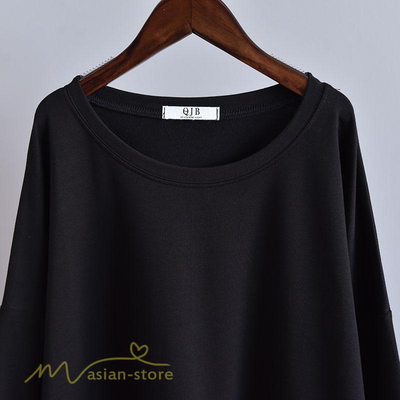 パーカー | 重ね着風トレーナー レディース 長袖 トップス カジュアル スウェット 無地 ゆったり トレーナー きれいめ 可愛い フリーサイズ トップス カットソー