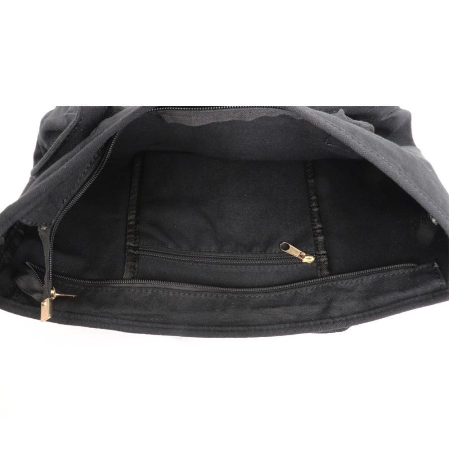 ハンドバッグ | カジュアル ファスナー付き トートバッグ キャンバス レディースバッグ 鞄 ロゴ