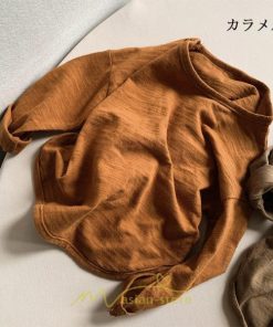 衣装 服 | 子供服 キッズ 無地 長袖Ｔシャツ コットン Tシャツ 男の子 女の子 韓国こども服 ベビー服 春 男女兼用 ナチュラル 冬 カジュアル 秋