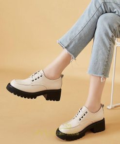 ローファー | 学生 女子 レディース 通学 通勤 学生靴 学校 軽量 パンプス 厚底 痛くない 編み上げ コスプレ 歩きやすい 学園祭 お出かけ 10代20代30代40代 デート