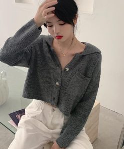 カーディガン | ショート丈ニット トップス