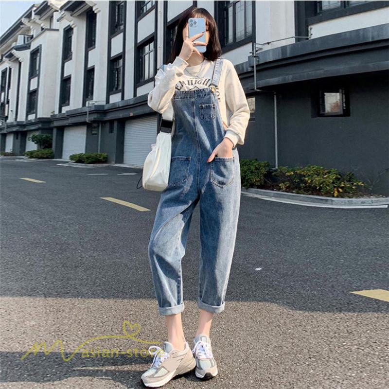 パンツ レギンス | マタニティ サロペットパンツ デニム ジーンズ オールインワン オーバーオールパンツ 定番 大きいサイズ 春 秋 大人 妊婦 上品 マタニティパンツ 妊婦服 産前