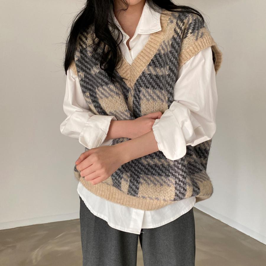 ニット・セーター | ニットベスト レディース ニットジレ秋冬
