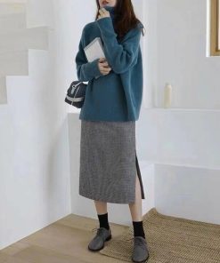 ニット・セーター | タートルネックニット レディース 秋冬服