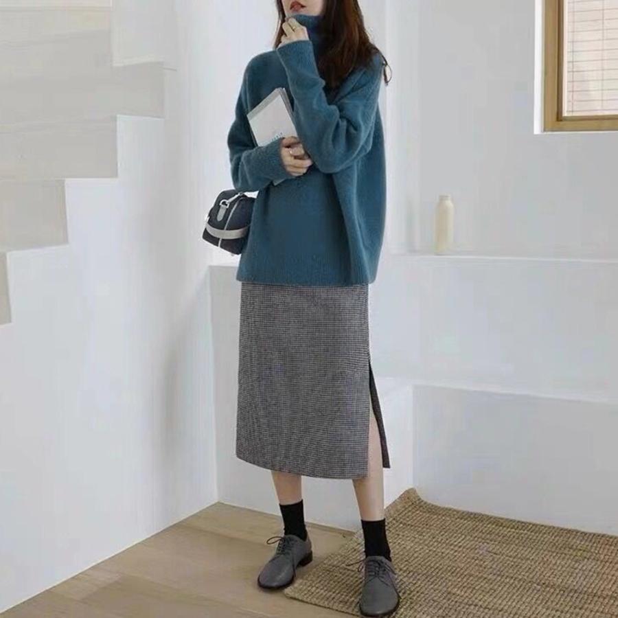 ニット・セーター | タートルネックニット レディース 秋冬服