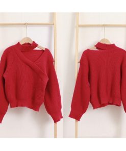 ニット・セーター | ショート丈 ニットトップスレディース秋冬