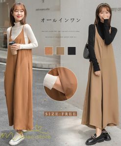 オーバーオール サロペット | サロペット レディース スカーチョ ワイドパンツ 無地 キャミ ガチョウパンツ 繋ぎ オールインワン 秋物 夏服 冬春 可愛い 20代30代40代50代 大人 学生 通学通勤