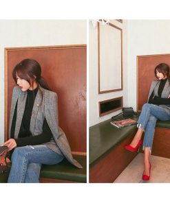 コート・ジャケット | 即日発送ポンチョコート マント ビジネスカジュアルウェア テーラードジャケット グレンチェック フォーマル レディース エレガント S XL L M 千鳥柄 長袖