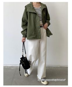 コート・ジャケット | ジャケット レディース ブルゾン ライトブルゾン アウター ライトアウター 秋物 パーカー パーカージャケット スポーティ フード付き 20代30代 カジュアル