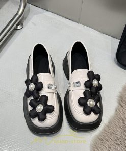 ローファー | 学生 女子 レディース 通学 通勤 学生靴 学校 軽量 花飾り 可愛い 上品 10代20代30代40代 フォーマル コンフォート 送料無料 キレイめ