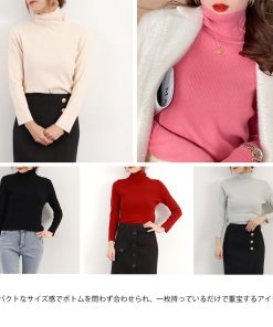 ニット・セーター | タートルネック ニットトップス 秋冬